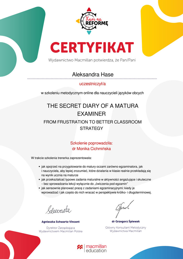Certyfikat 5